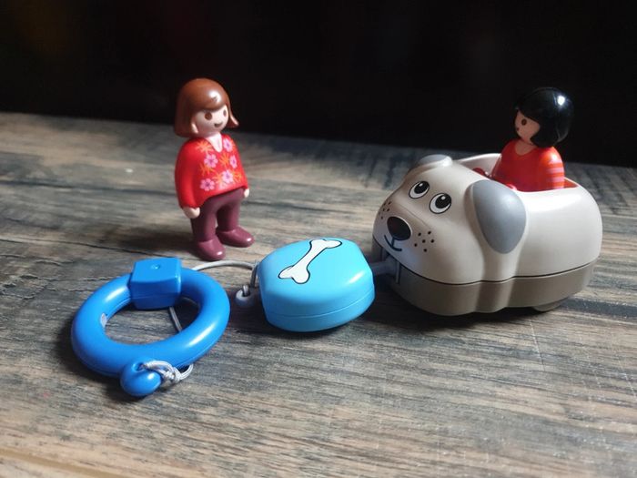 Playmobil 123 wagon chien
