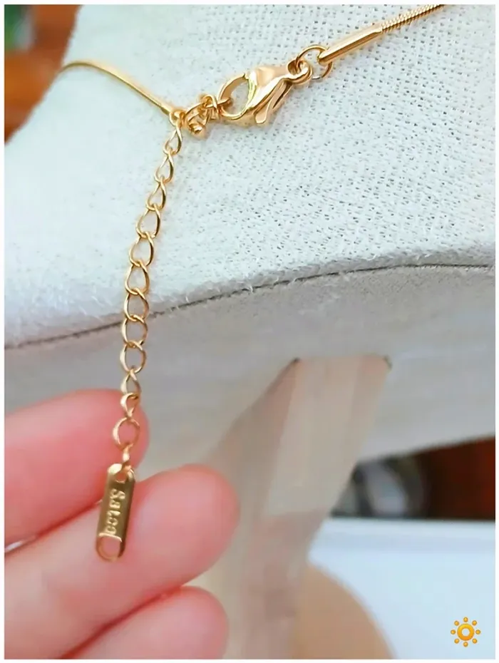 Collier pendentif soleil doré – Style Zag Bijoux solaire tendance - photo numéro 4