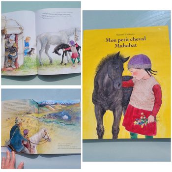 Livre , couverture souple, l'école des loisirs 🐎 Mon Petit Cheval Mahabat 💐 6-8 ans (48)