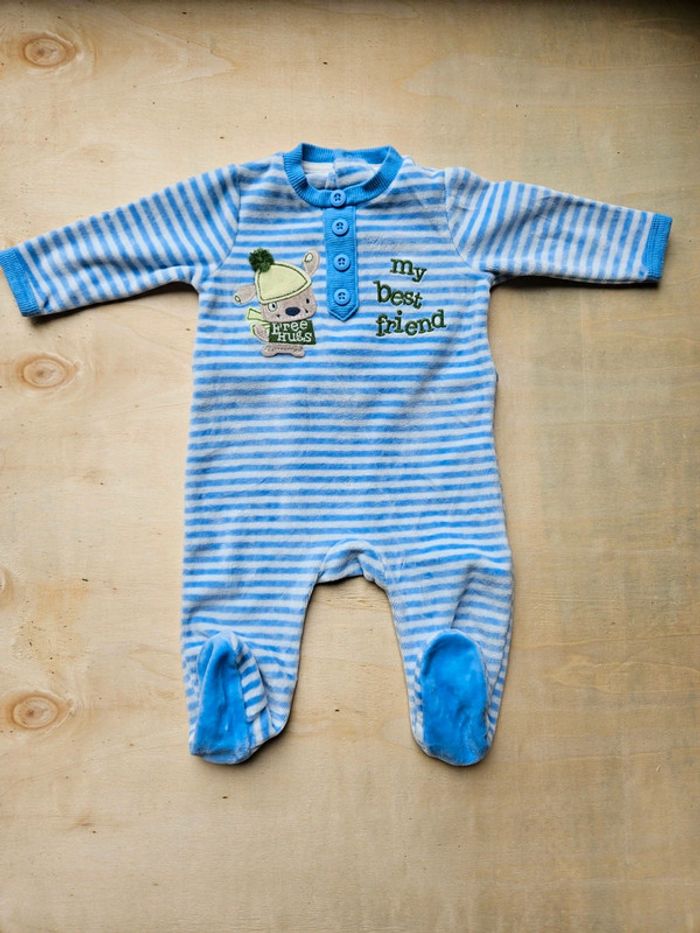 Pyjama velours bébé 3 mois