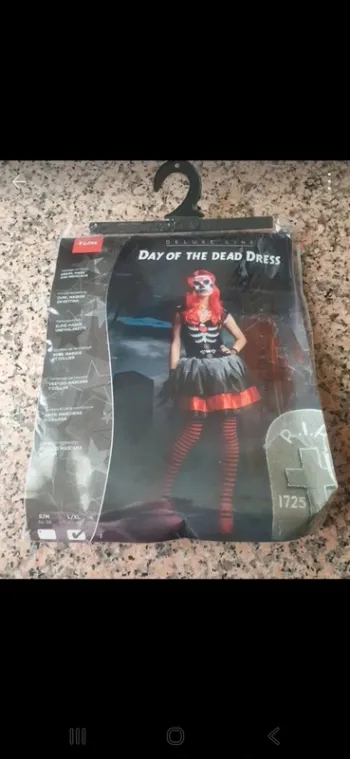 Déguisement halloween day of dead taille 40-42 neuf