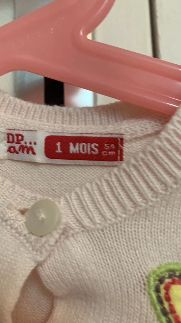 Gilet Printemps/Été Du Pareil Au Même Rose 1M - photo numéro 2