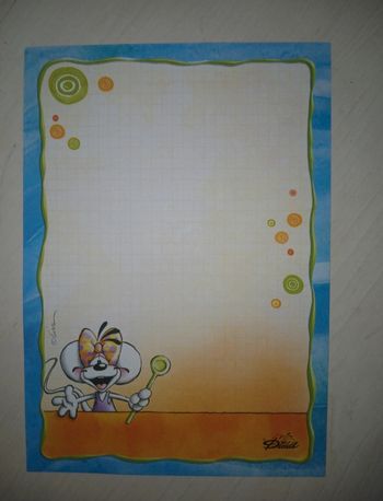 Diddl - Feuille A5 neuve - 0,40€