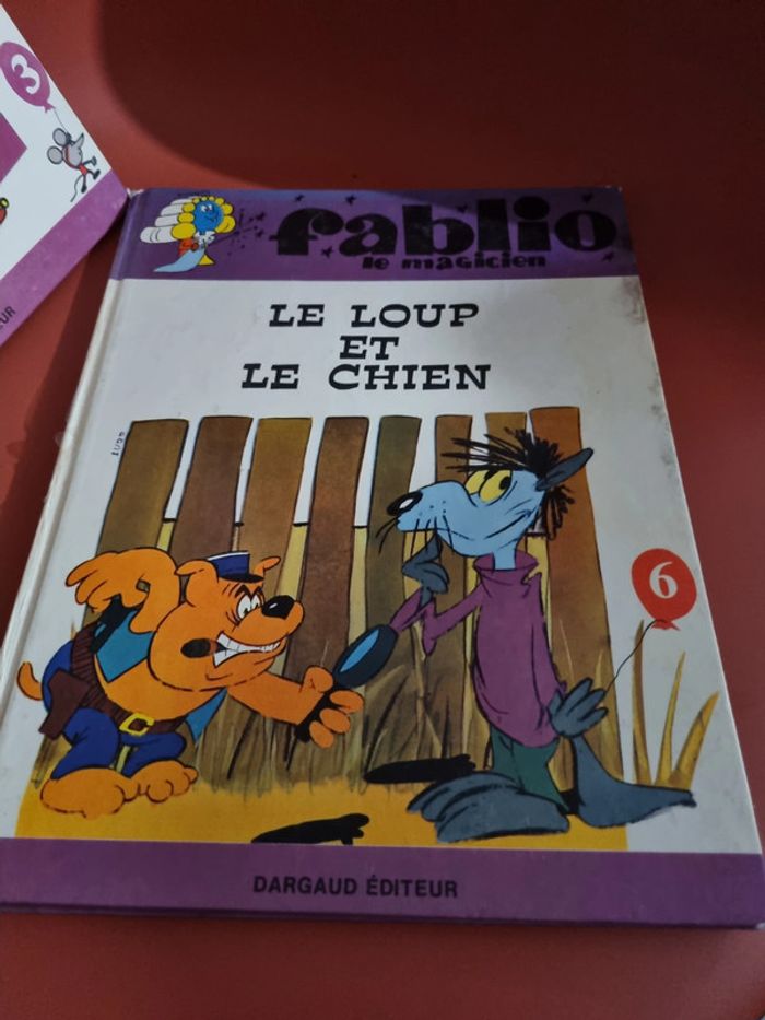 lot de deux bd dargaud Fablio le magicien tome 3 et 6 - photo numéro 4