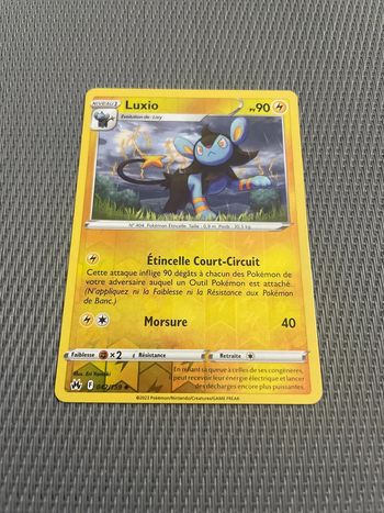 Carte Pokémon Luxio Reverse 042/159 Zénith Suprême FR