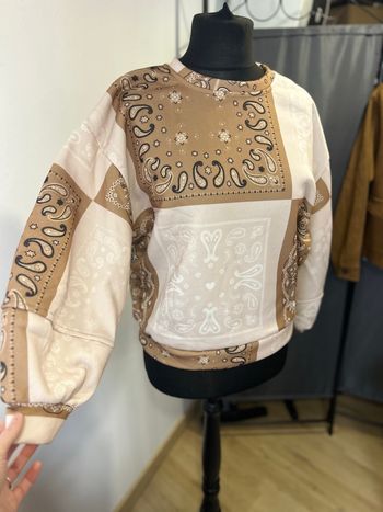 Pull hiver femme neuf taille M taille L marron sweat 