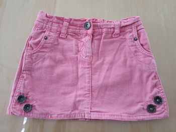 Jupe 2 ans jeans rose Okaïdi