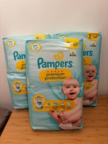 Pampers Premium taille 2 (3x54)