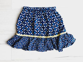 Vêtement fille jupe bleue 8 ans