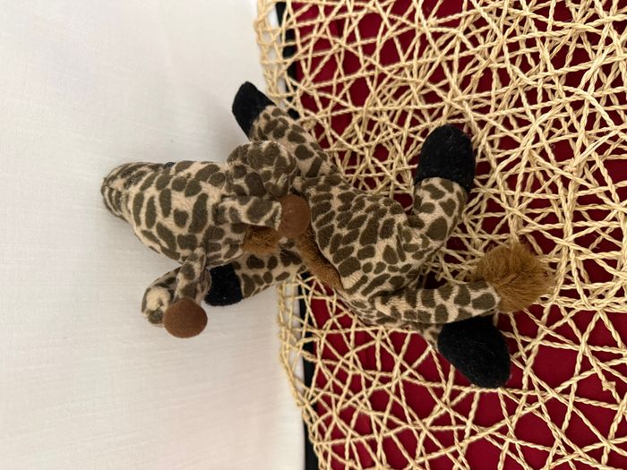 Peluche girafe PLEIN NORD marron beige - photo numéro 5