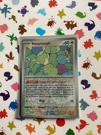 carte Pokémon métamorph reverse 132/165 EV3.5 collection 151 FR neuf sortie de booster