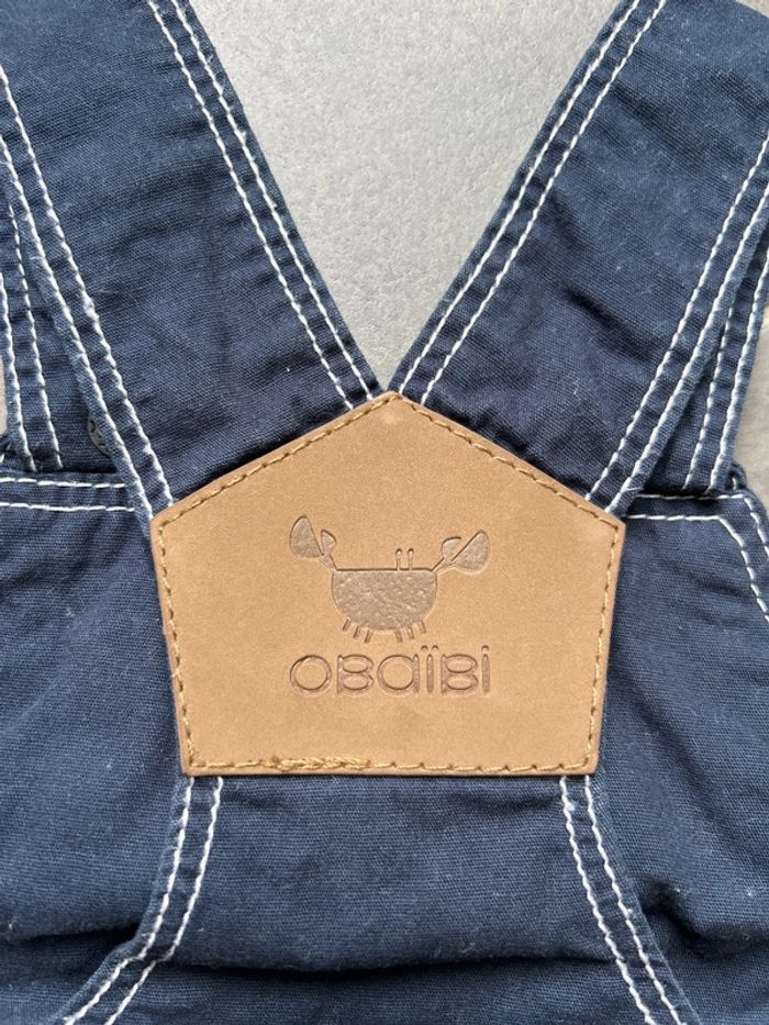 Ensemble 2 articles t-shirt imitation polo et salopette été obaibi bébé garçon - photo numéro 17