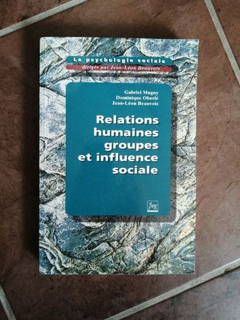 Livre de psychologie sociale, tome 1