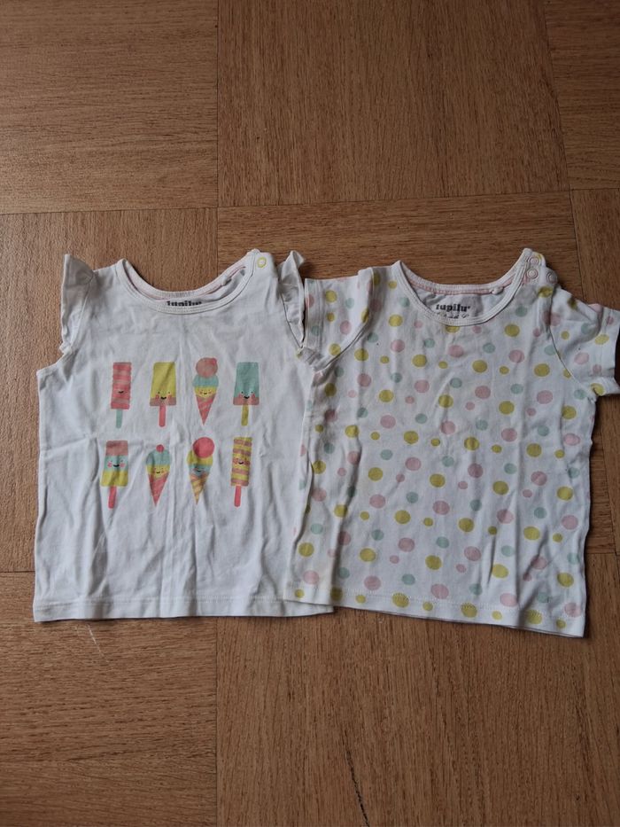 Lot 2 tee shirts manche courtes