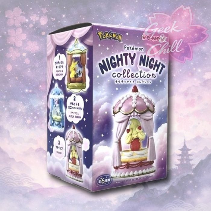 Figurine Re-Ment Pokémon - Nighty Night - Pikachu et Dodoala - photo numéro 2