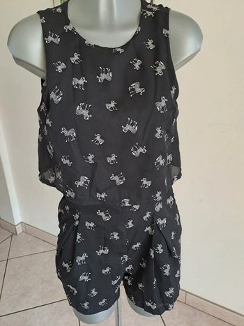 Combi short femme