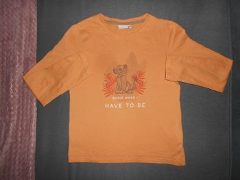 Tee-shirt Simba, le roi lion (Disney), taille: 8 ans