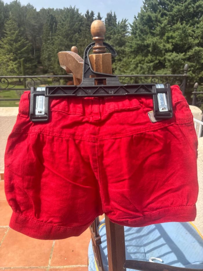 Short en lin Catimini 24M - photo numéro 4