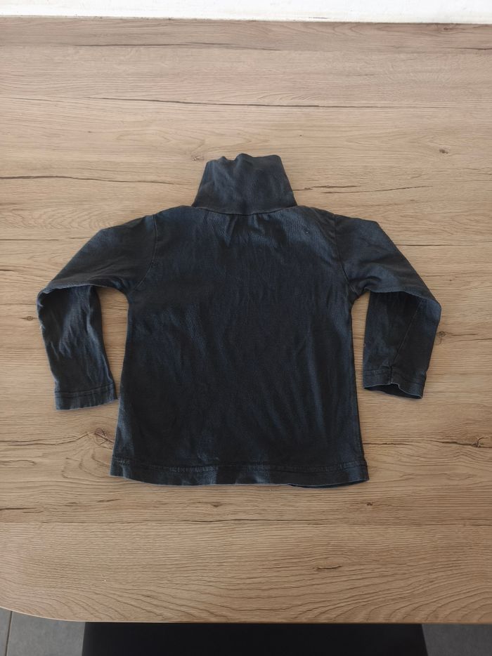 Tee-shirt manches longues sous pull col roulé 3 ans - photo numéro 2
