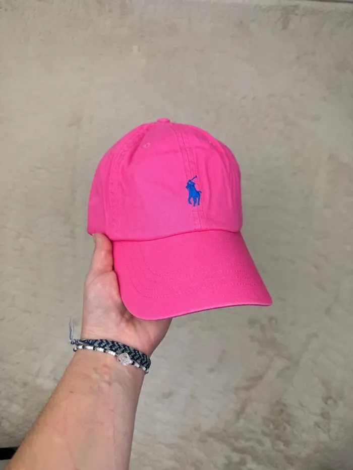 Casquette Ralph Lauren Rose Fuchsia Neuve
