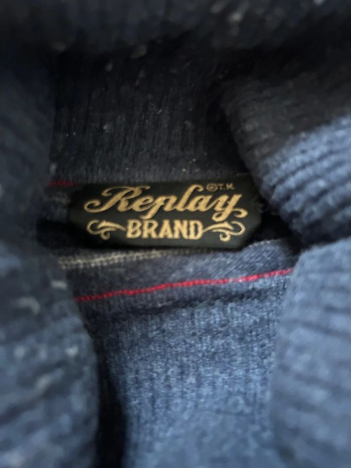 Pull over homme Replay taille M - photo numéro 2