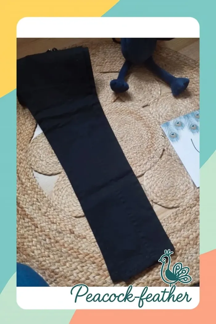 Pantalon noir taille haute 36/38 kiabi - photo numéro 2