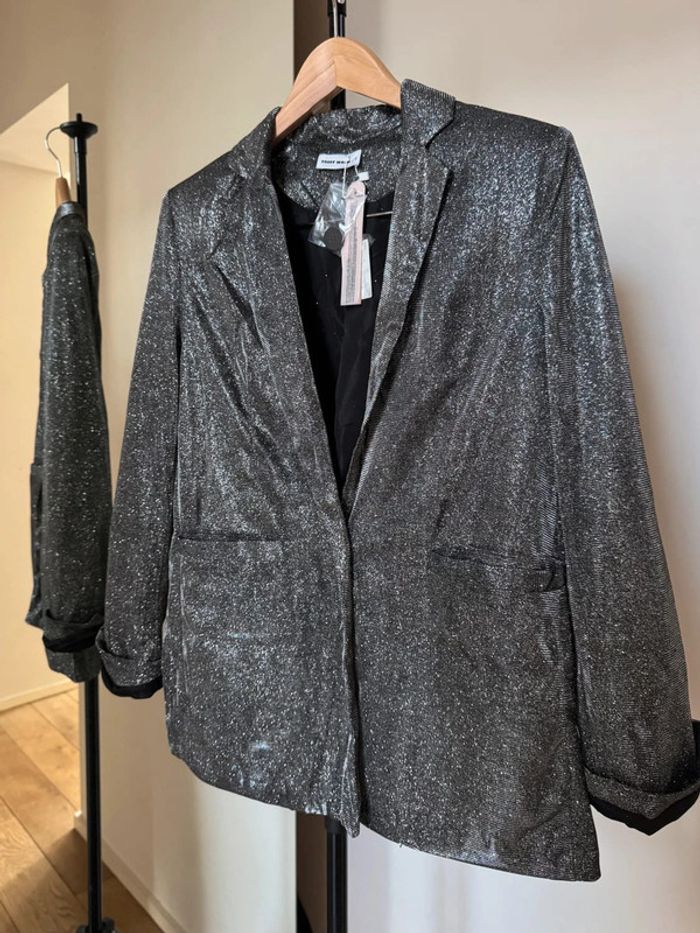 Blazer argenté pailletée XS Tally Weijl