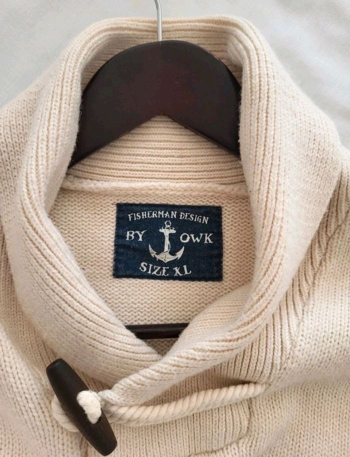 Pull d'hiver beige écru Kiabi col montant Taille XL ou 44 - photo numéro 4