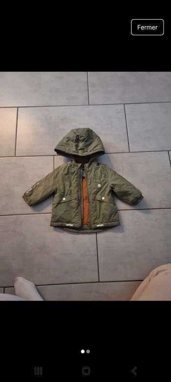 Manteau 9 mois hiver