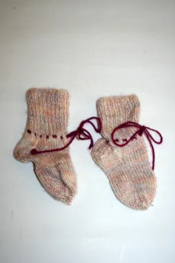 Chaussons bébé en laine