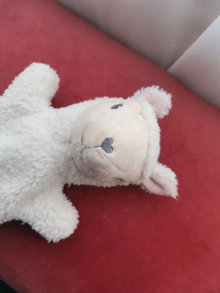 Marionnette peluche lama