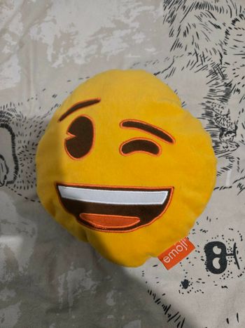 Peluche smiley emoji