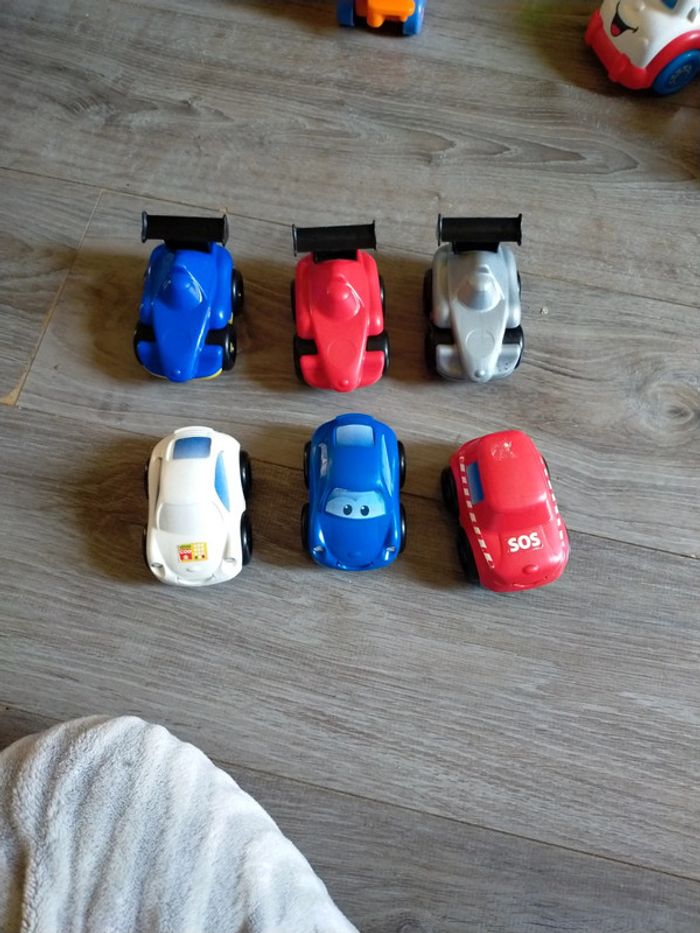 6 voitures Abrick+Legos