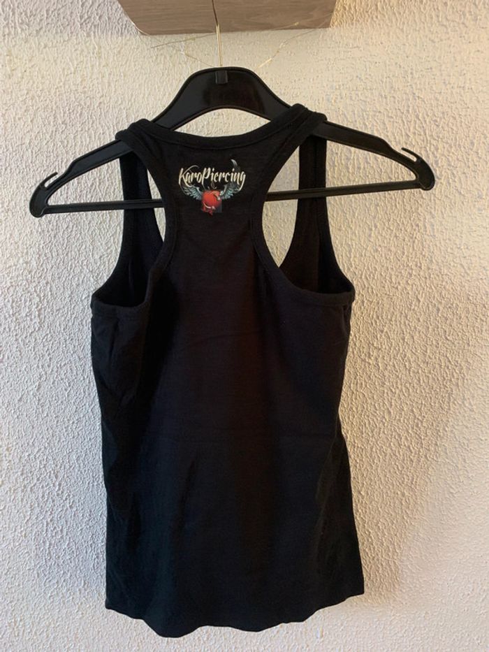Débardeur fantaisie noir taille S - photo numéro 3