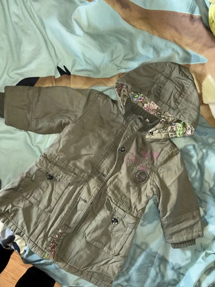 Manteau kaki
