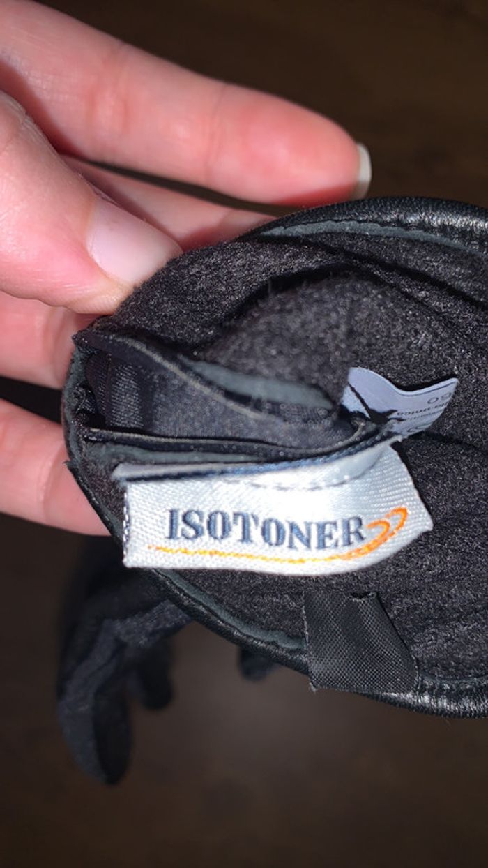 Paire de gants cuir Isotoner - photo numéro 3