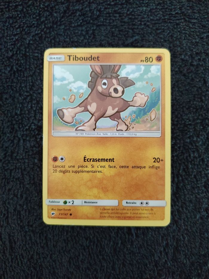 Carte Pokemon Tiboudet