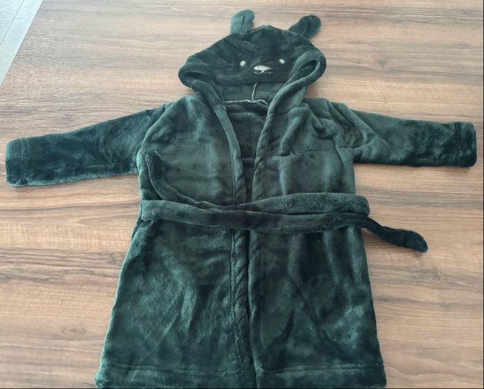 Peignoir vert neuf pour enfant - photo numéro 6