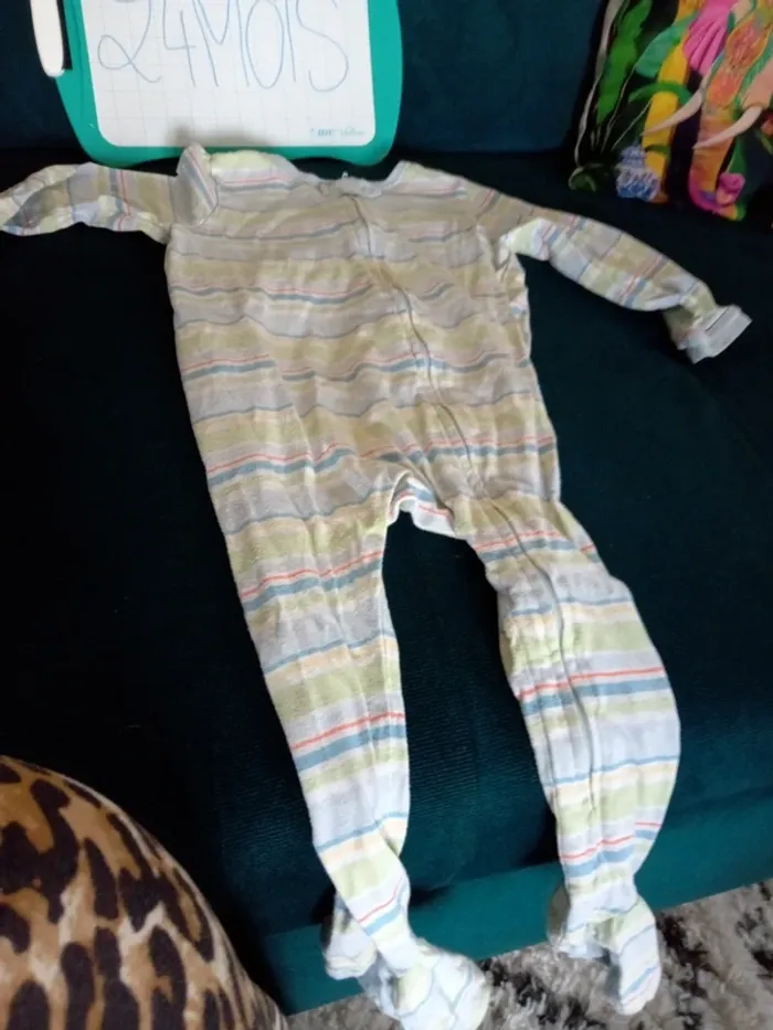 Lot de 3 pyjamas grenouillères 24mois - photo numéro 7