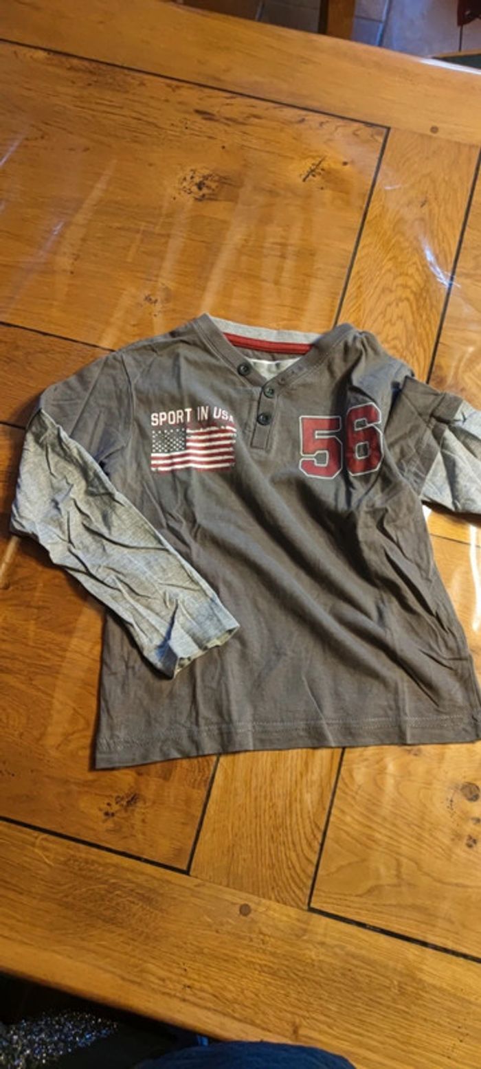 Polo manches longues 6 ans