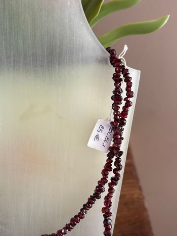 Collier en grenat