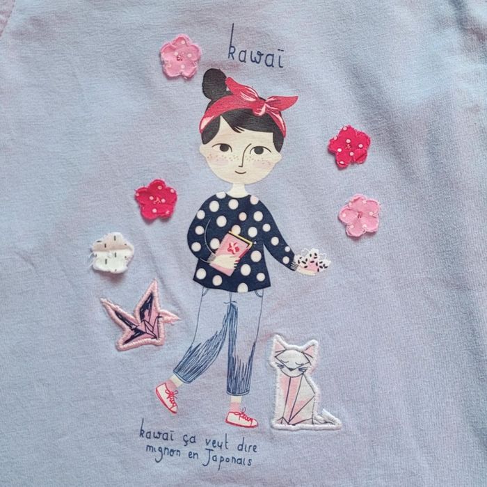 Débardeur violet. Fille 2 ans. Marque Sergent Major - photo numéro 2