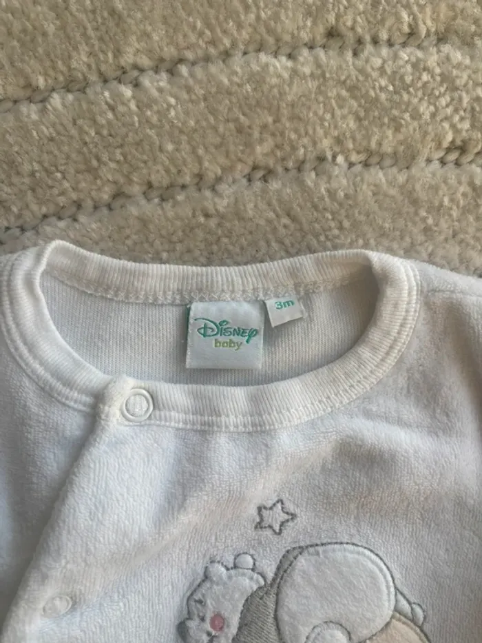 Lot de 2 pyjamas bébé Disney baby 3M - photo numéro 3