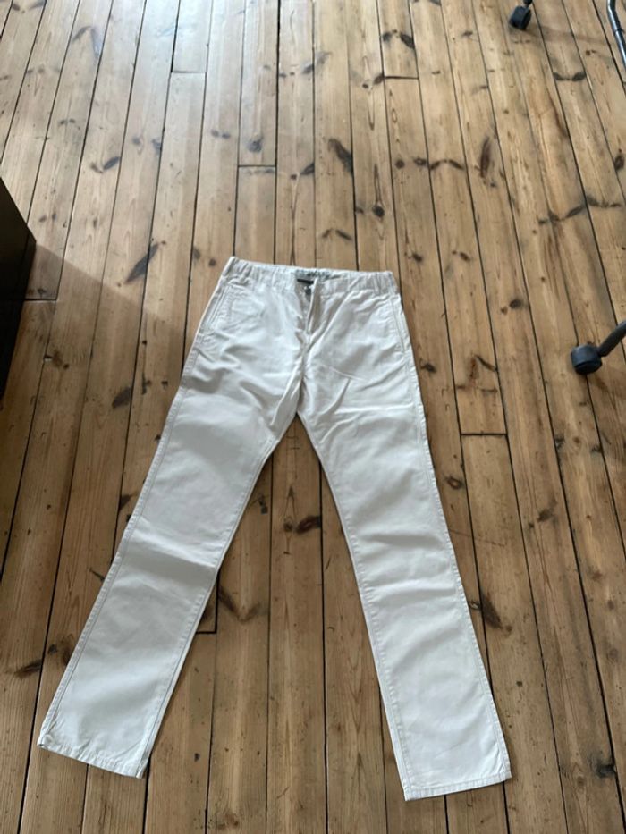 Pantalon beige, Okaïdi, 14 ans