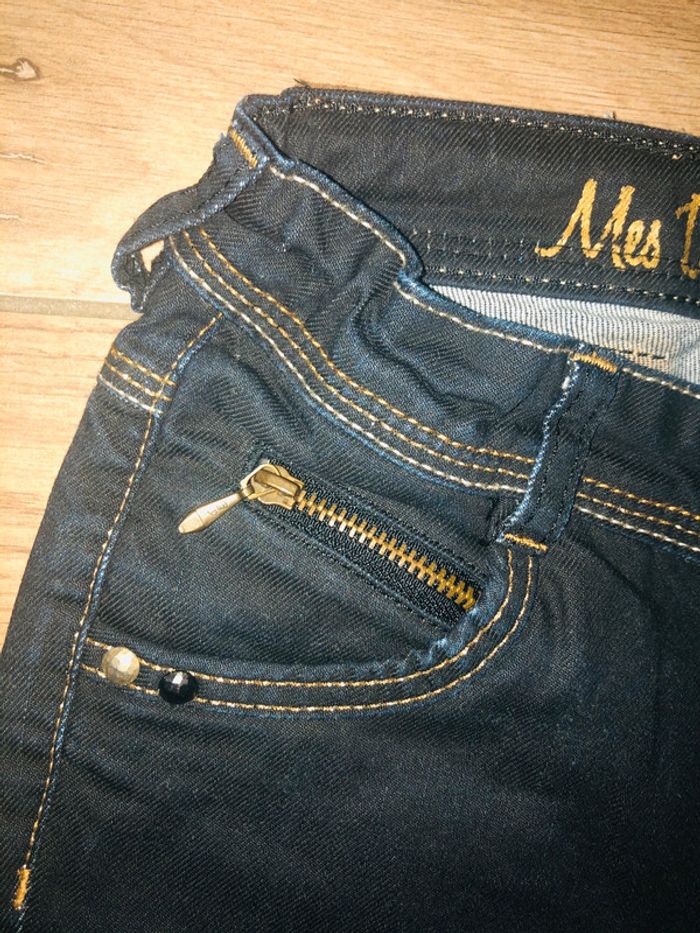 Jean noir Slim Catimini très stylé 8 ans - photo numéro 5