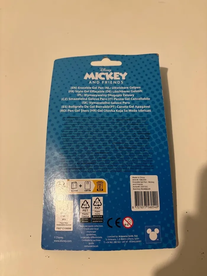 Stylos gel effaçable Disney Mickey - photo numéro 2