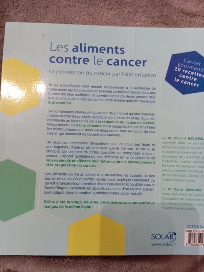 Livre Les aliments contre le cancer - photo numéro 3