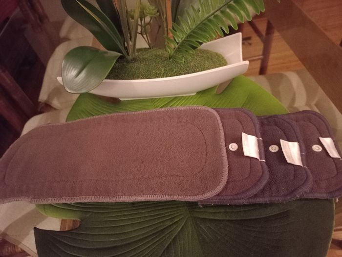 4 Inserts Bambou Épaisses couches lavables taille unique B'bies universelles - photo numéro 4