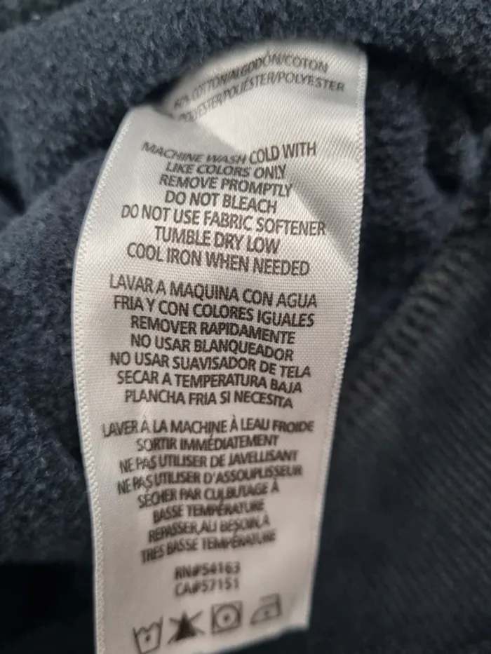 Sweat col montant Tommy Hilfiger noir – Taille XL Femmes (mesures en photos) - photo numéro 6