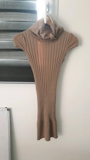 Robe pull col roulé XS femme